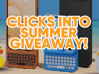 Clicks Into Summer and Win a new Smartphone with Clicks Keyboard!