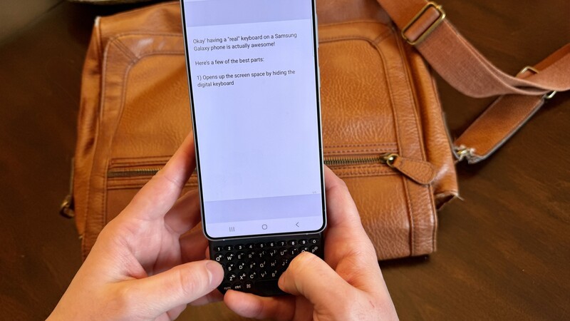 Does the Clicks Power Keyboard Work with Samsung Galaxy Phones?